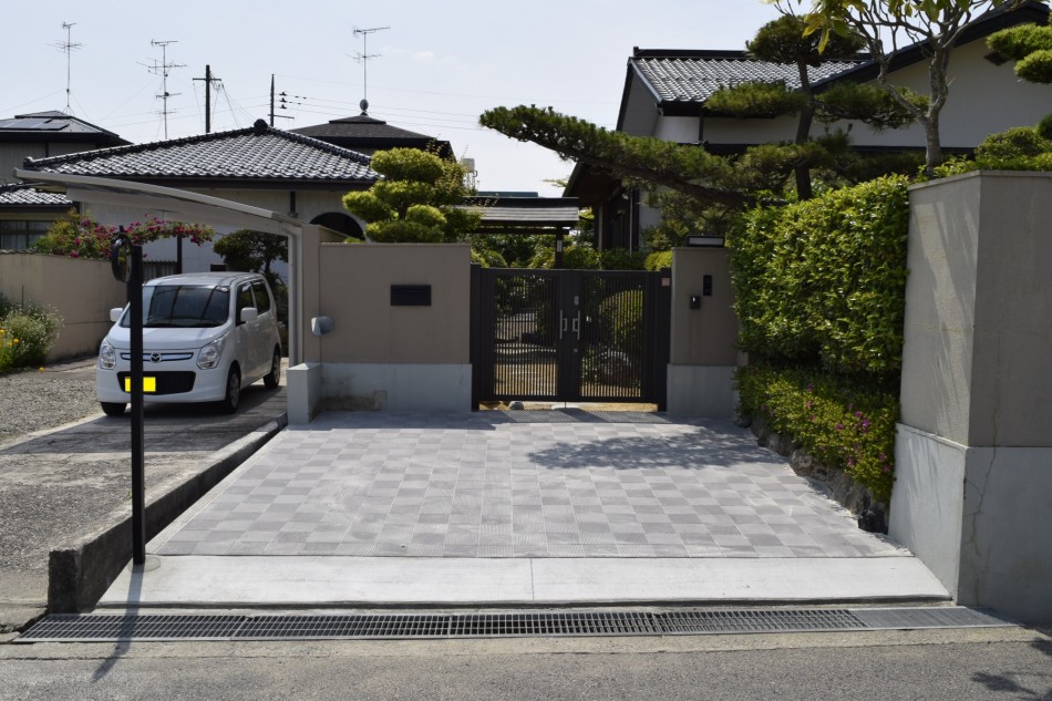 安全な駐車場リフォーム・福島県郡山市