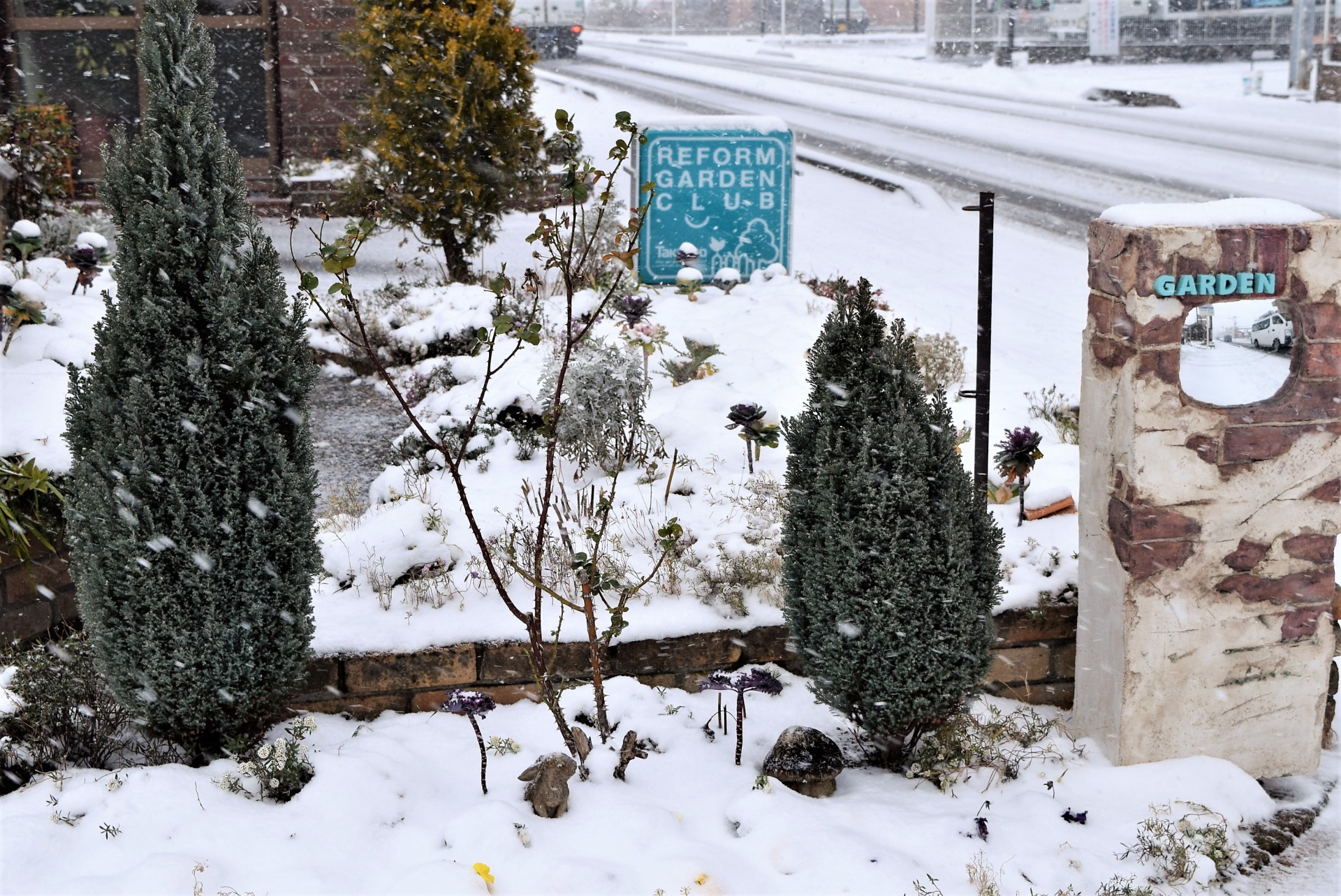 初積雪・福島県郡山市