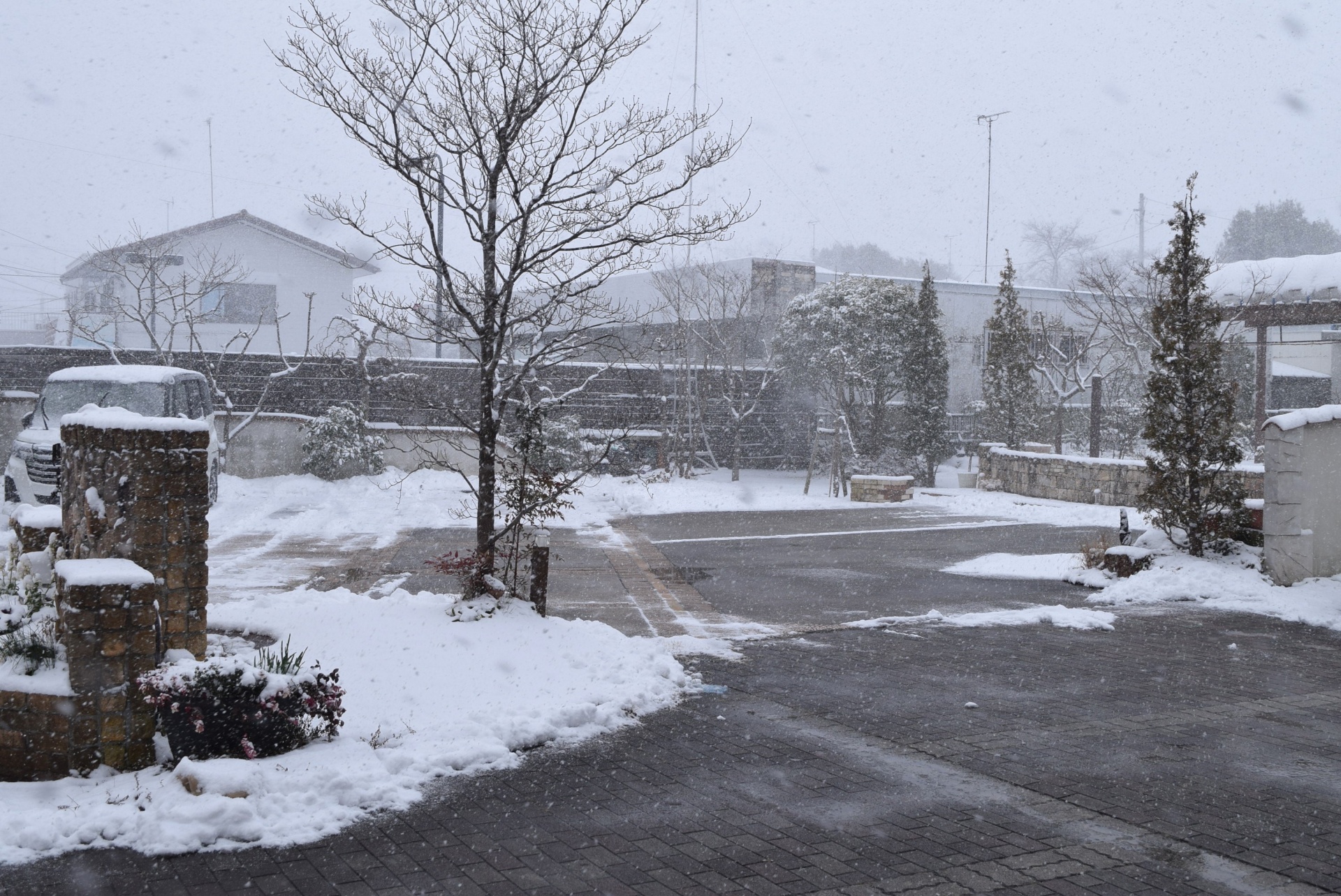 今季最強の寒波襲来・福島県郡山市