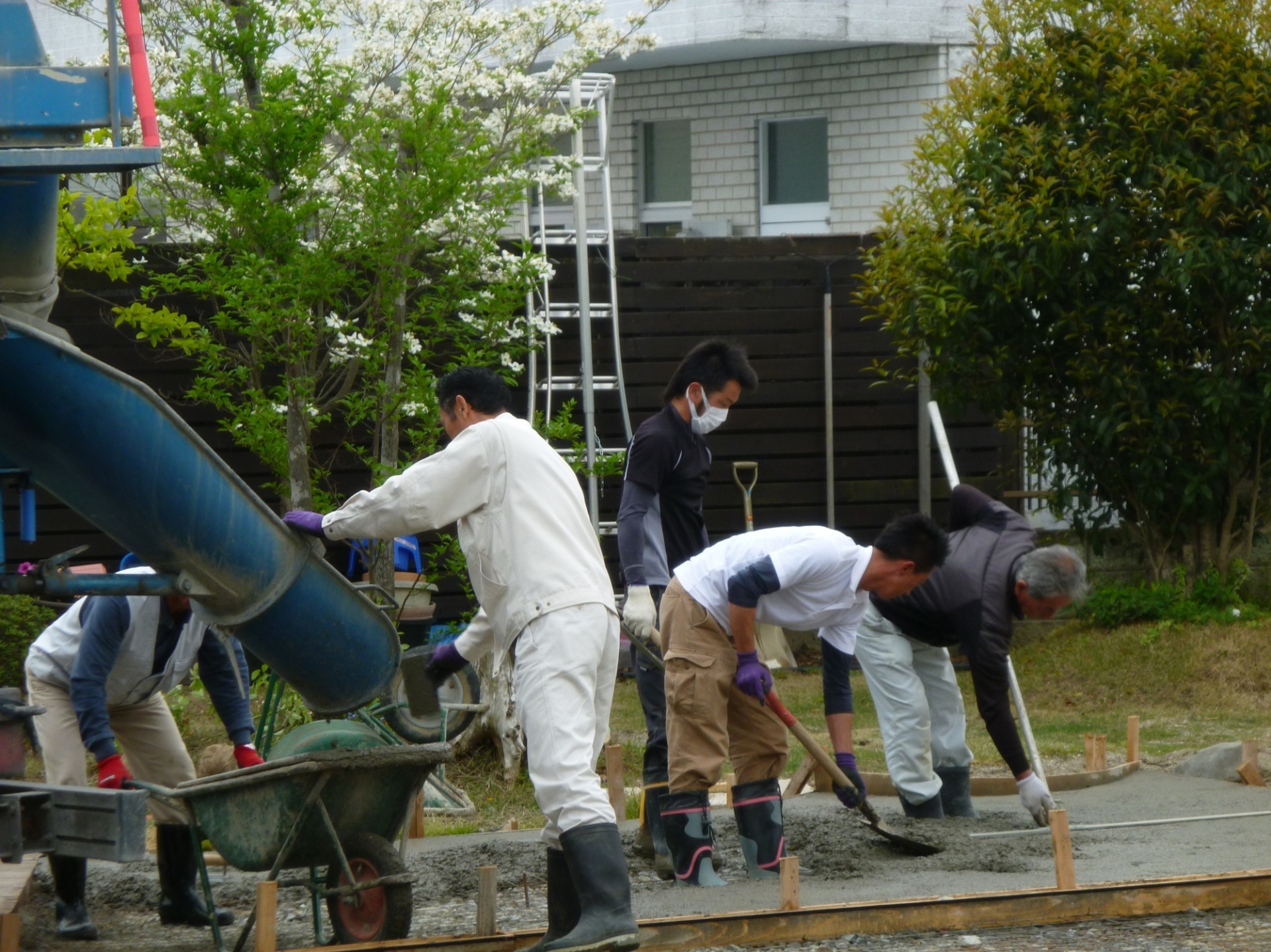 土間コンクリート工事